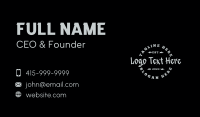 Urban Clothing Wordmark Business Card Image Preview