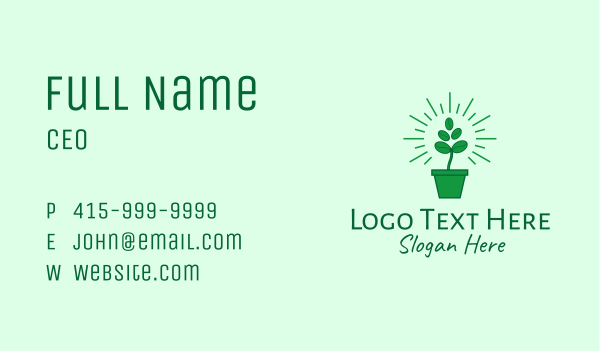 Green Coffee Bean Plant Business Card Design Image Preview
