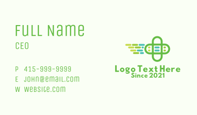 Emergency Medical Cross  Business Card Image Preview