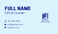 Blue Property Housing  Business Card Image Preview