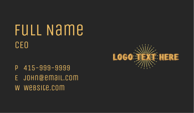 Vintage Firm Wordmark Business Card Image Preview