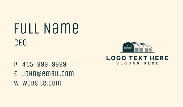 Logistics Storage Warehouse Business Card Design Image Preview