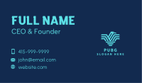 Blue Eagle Bird Business Card Image Preview