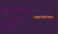 Simple Gaming Wordmark Business Card Image Preview