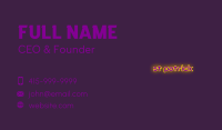 Simple Gaming Wordmark Business Card Image Preview