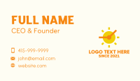 Solar Sun Clock Business Card Image Preview