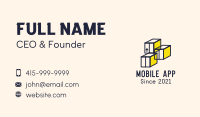 Container Box Logistics  Business Card Image Preview