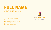 Knight Helmet Mascot Business Card Image Preview