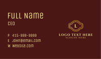 Golden Chain Letter Business Card Image Preview