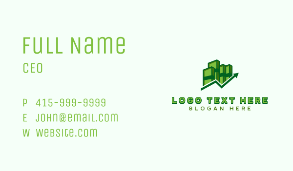 Financial Stock Market Business Card Design Image Preview