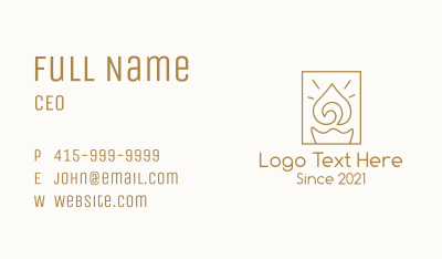Religious Candle Business Card Image Preview
