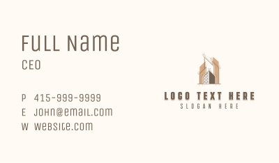 Architecture Property Builder Business Card Image Preview