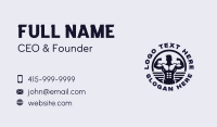 Gym Bodybuilding Fitness Business Card Preview