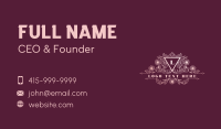 Elegant Wedding Florist Business Card Image Preview