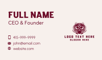 Festive Skull Apparel Business Card Design