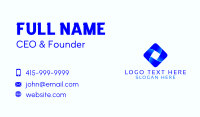 Tech Finance Agency Business Card Design