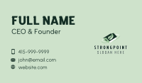 Organic Home Landscaping Business Card Design