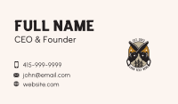 Chainsaw Tree Logging Business Card Preview