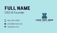 Teddy Bear Toy Business Card Image Preview