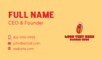 Hot Dog Sandwich Chef Business Card Design