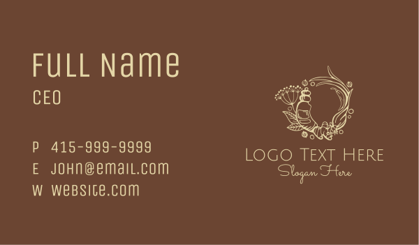 Ginger Turmeric Spice Business Card Design Image Preview
