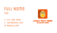 Egg Location Pin App Business Card Image Preview