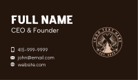 Lumberjack Chainsaw Carpenter Business Card Image Preview