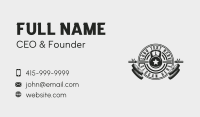 Weightlifting Kettlebell Crossfit Business Card Design