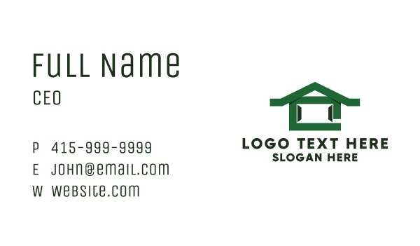 Eco Warehouse Storage  Business Card Design Image Preview