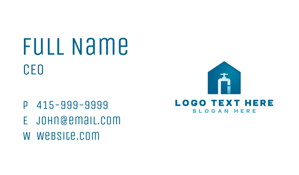 Faucet Plumbing House Business Card Design Image Preview