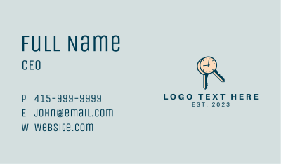 Key Time Business Card
