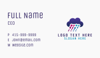 Rain Cloud Data Business Card Image Preview