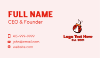 Ladybug Baby Bottle Business Card Image Preview