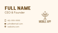 Simple Tree Branch Business Card Image Preview