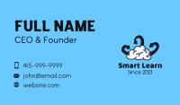 Brain Cloud Arrow Business Card Image Preview