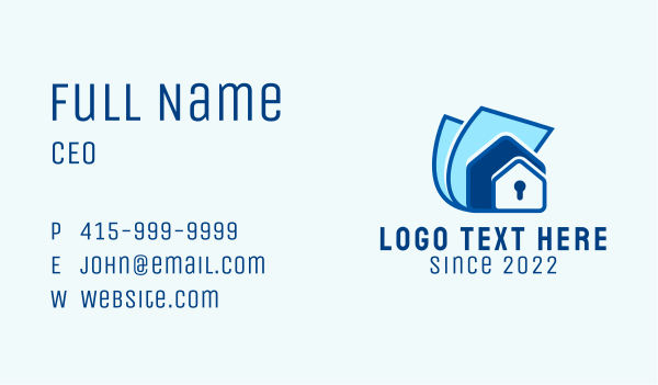 House Property Home Security Business Card Design Image Preview