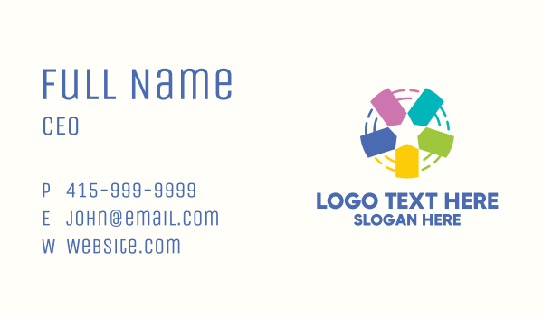Colorful Price Tag Star Business Card Design Image Preview