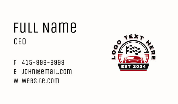 Car Auto Racing Business Card Design Image Preview