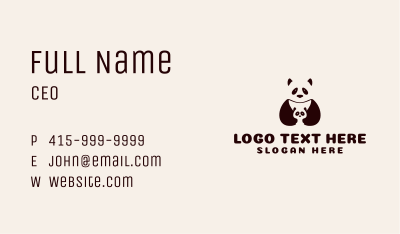 Panda Baby Store  Business Card Image Preview