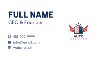 American House Patriotic Business Card Image Preview
