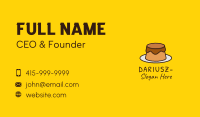 Cartoon Pudding Cake Business Card Image Preview