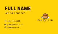 Cartoon Pudding Cake Business Card Image Preview