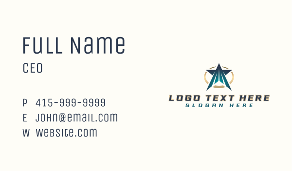 Cosmic Star Galaxy  Business Card Design Image Preview