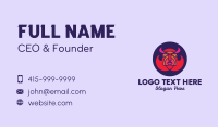 Evil Game Character  Business Card Preview