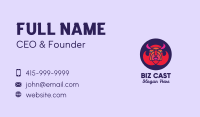 Evil Game Character  Business Card Image Preview