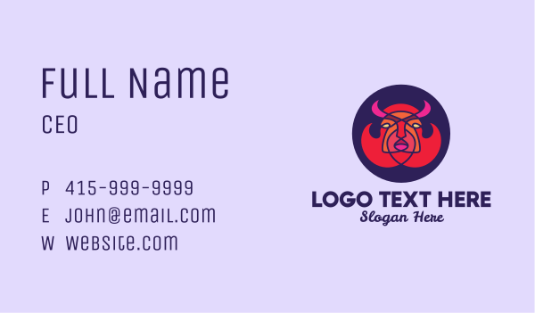 Evil Game Character  Business Card Design Image Preview