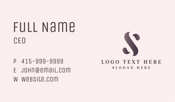 Classic Letter JS Business Card Design Image Preview