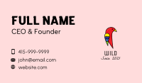 Wild Parrot Bird Business Card Image Preview