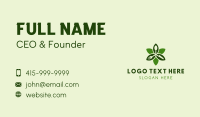 Green Kitchen Utensils Business Card Design