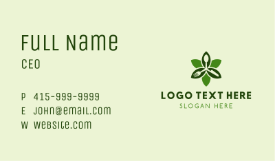 Green Kitchen Utensils Business Card Image Preview